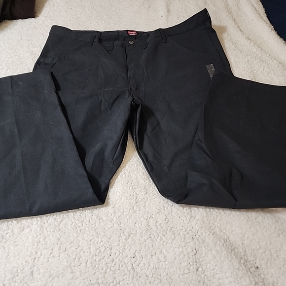 WRANGLER Workwear Work Pants Relaxed Fit Black Men's 44x32 - Picture 10 of 11